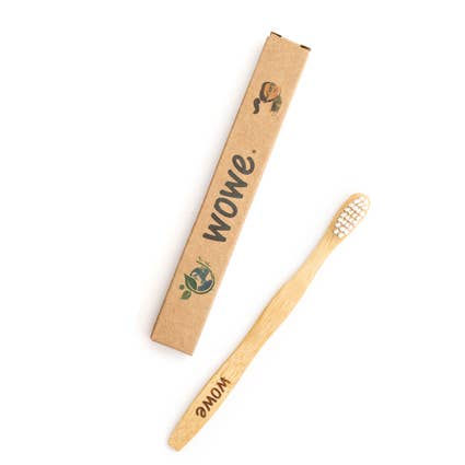 Thumbnail: 4 Pack - Kids Bamboo Toothbrush