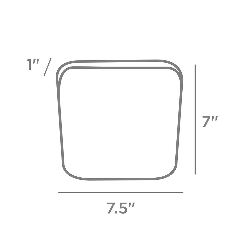 Thumbnail: Stasher: Reusable Silicone Sandwich Bag (Tropical Colors)