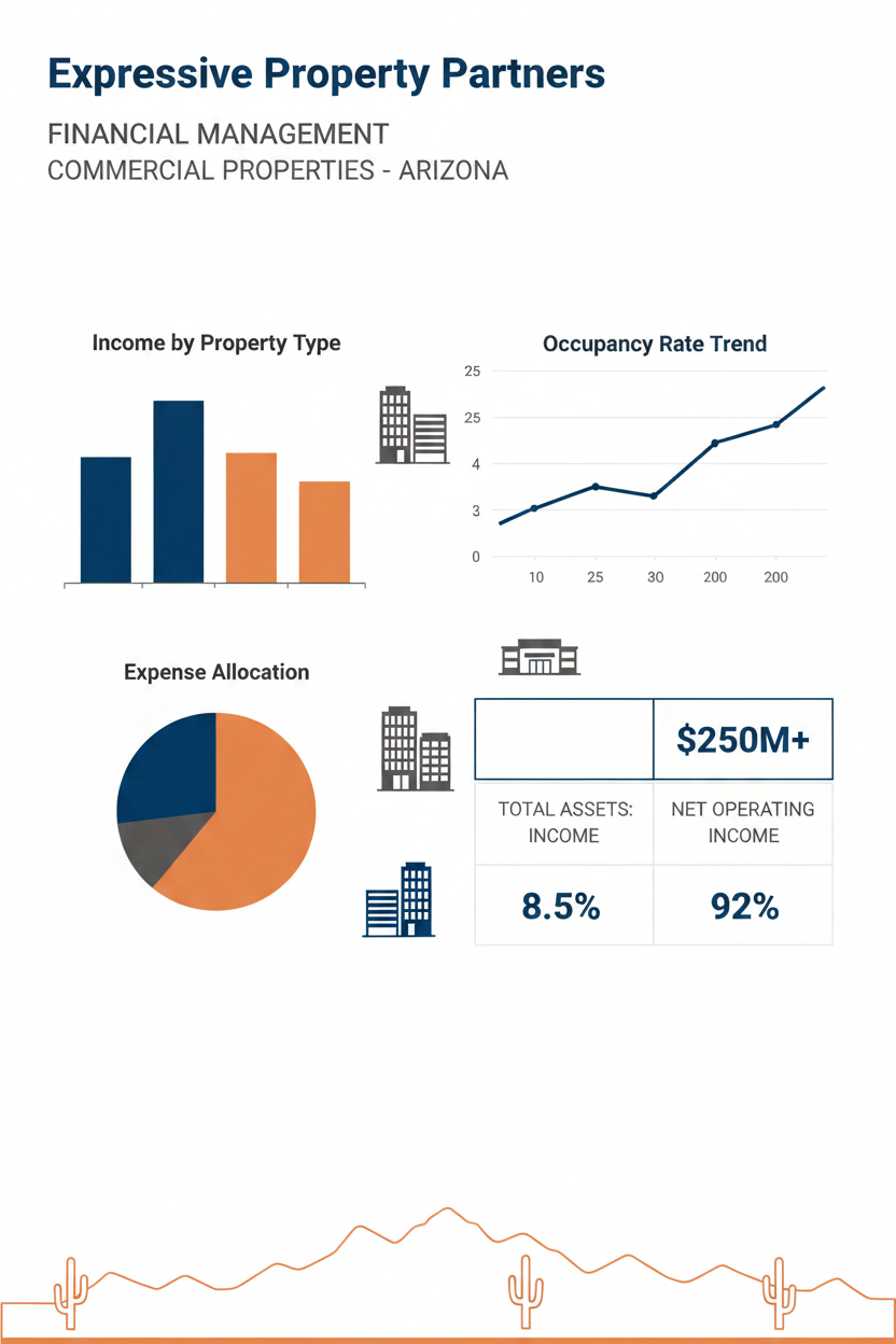 Commercial property management services Arizona - financial reporting