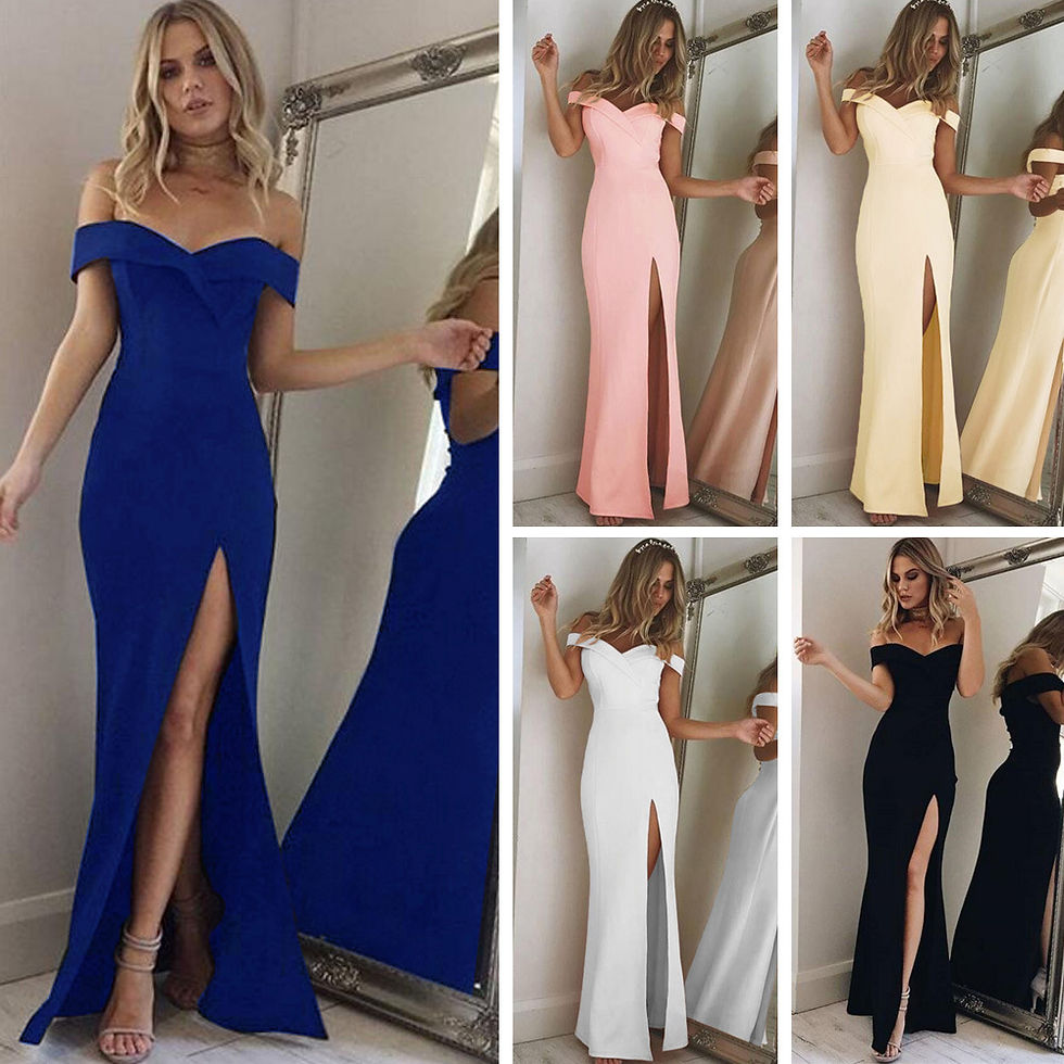 Miniatura: Strapless Split Maxi Dress