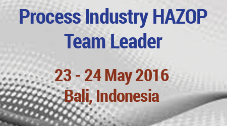 Process Industry HAZOP Team Leader