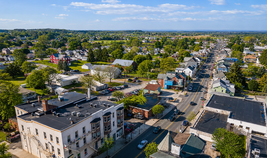 Littlestown PA Local Plumber Drone Shot