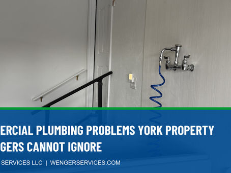 Wenger Services commercial utility-sink faucet and drain plumbing