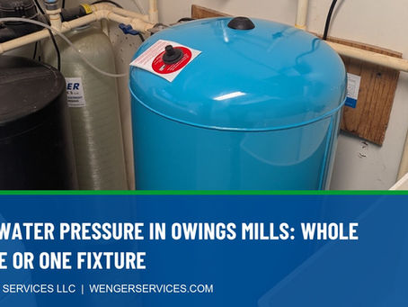 Wenger Services pressure-tank installation