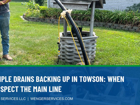 Wenger Services drain and sewer-line cleaning