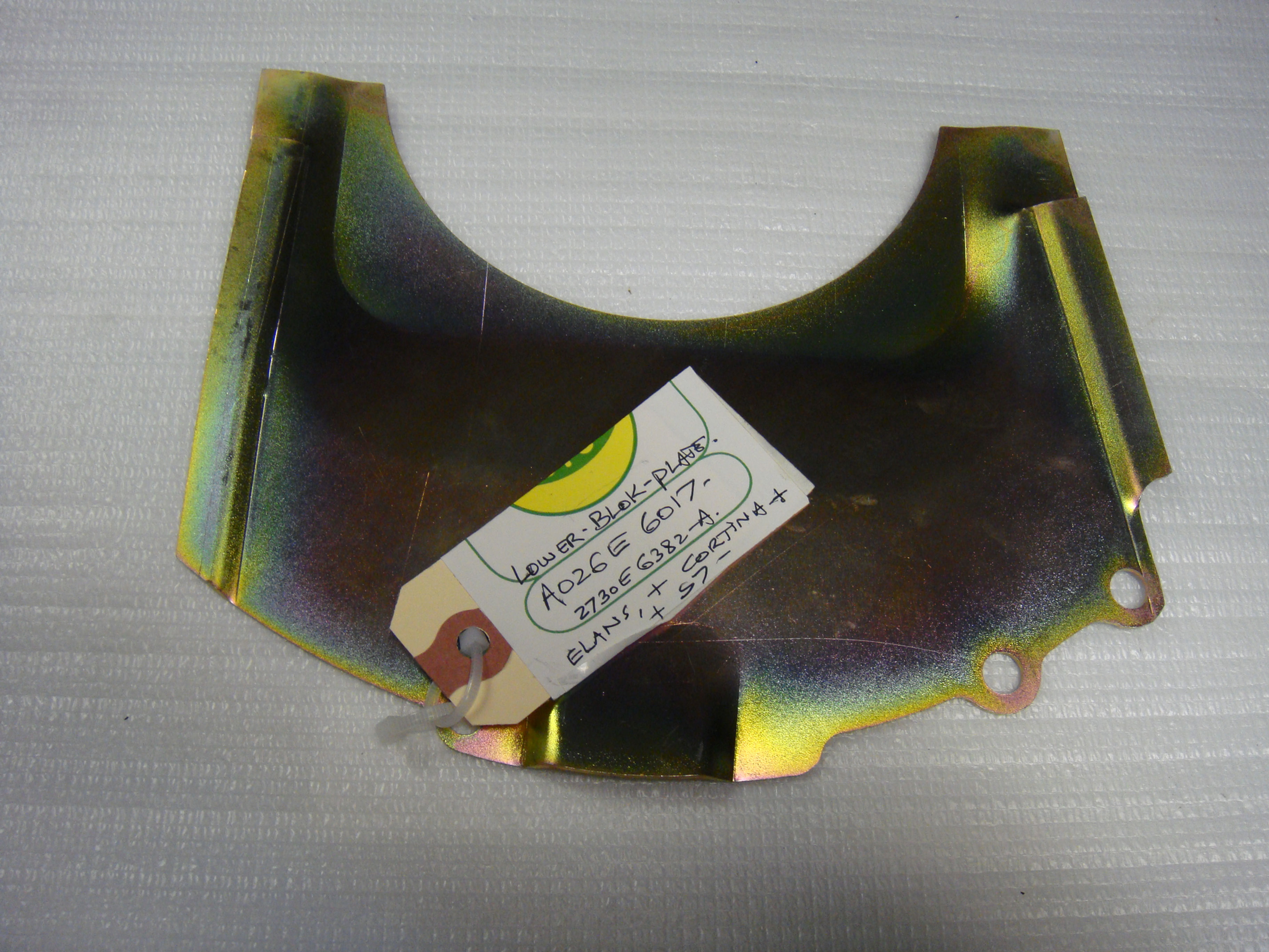 Twin Cam Engine Bell Housing Lower Plate