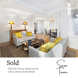 1235 Park Avenue, Apartment 4D, NYC Apartment for Sale, 2 Bedroom Apartment, 2 Bedroom Co-op, Carnegie Hill, Upper East Side