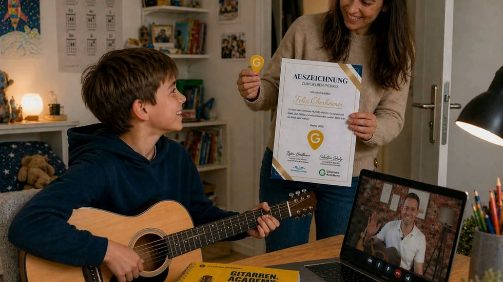 Miniaturbild: Gitarren.Academy: Das Praxisbuch (Kurs für Kinder)