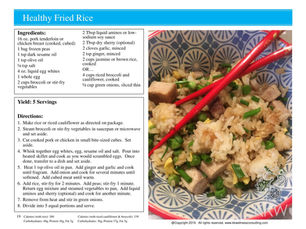 Healthy Fried Rice
