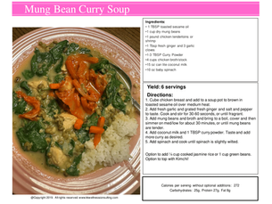 Mung Bean Curry Soup