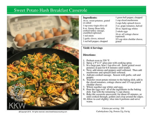 Sweet Potato Hash Breakfast Casserole