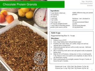 Chocolate Protein Granola