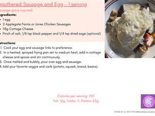 Smothered Sausage & Egg