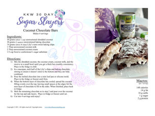 Coconut Chocolate Bars