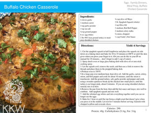 Buffalo Chicken Casserole