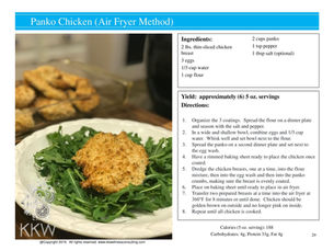 Panko Air Fryed Chicken