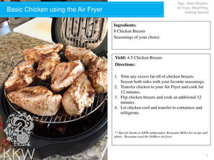 Basic Air Fryer Chicken