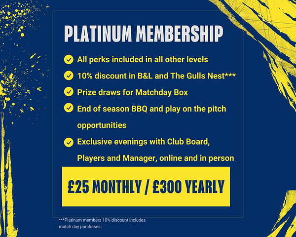 Platinum tier membership