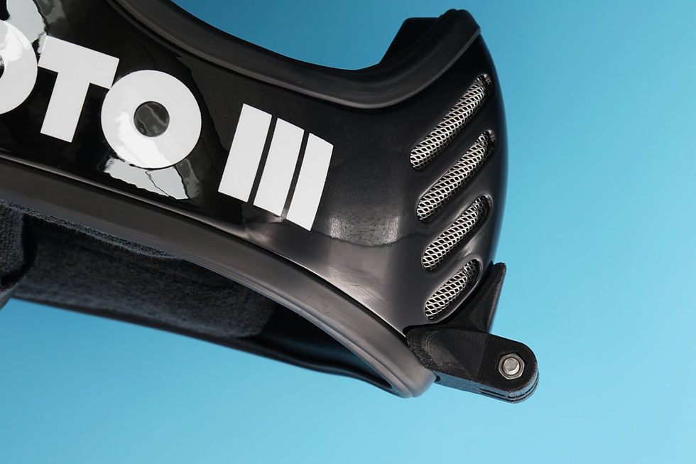 Miniatura: Bell - Moto 3 - soporte para cámara de acción con fijación al mentón - soporte de mentón