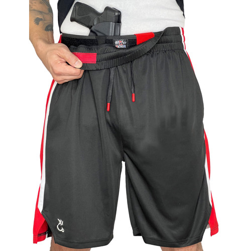Concealed Carry Basketball Shorts Relaxxd Fit Tactical edc Bball Shorts