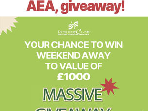 Democracy Counts AEA 2026 competition exclusive entry through WhatsApp - Terms and Conditions