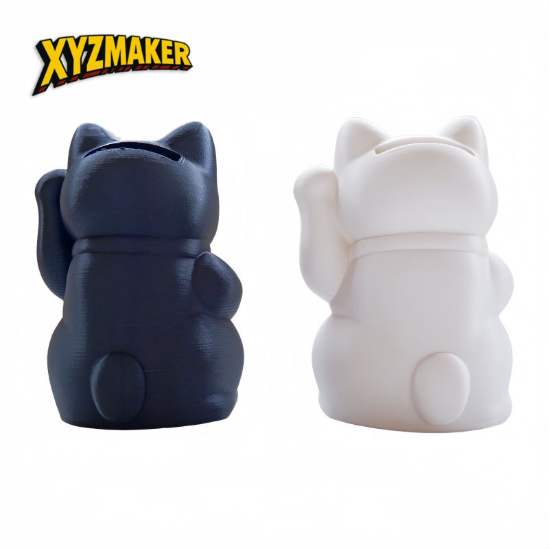 Thumbnail: 3Dプリント 招き猫 貯金箱