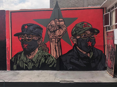 18) Mural Cafe Zapata - Gran OM & Co - C