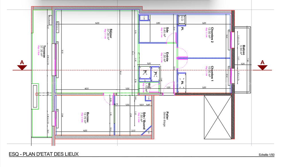 Plan état des lieux appartement