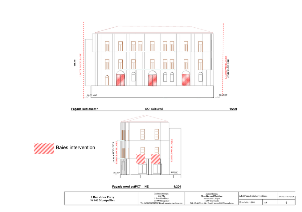 Façades interventions
