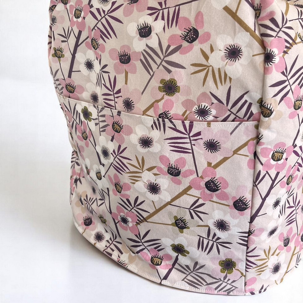 Thumbnail: Deluxe Thermomix Cover with pockets - BlushBloom