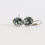Thumbnail: Shades of Grey 12mm Hanging Earrings