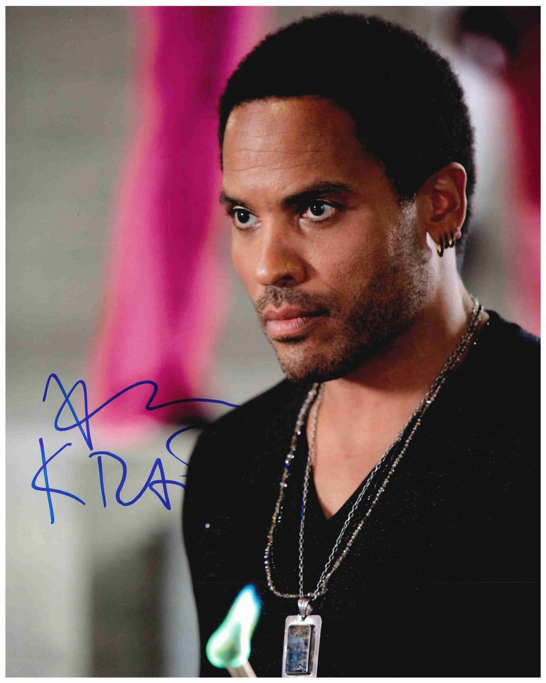 LENNY KRAVITZ - handsigniert Grossfoto (20 x 25 cm) mit COA