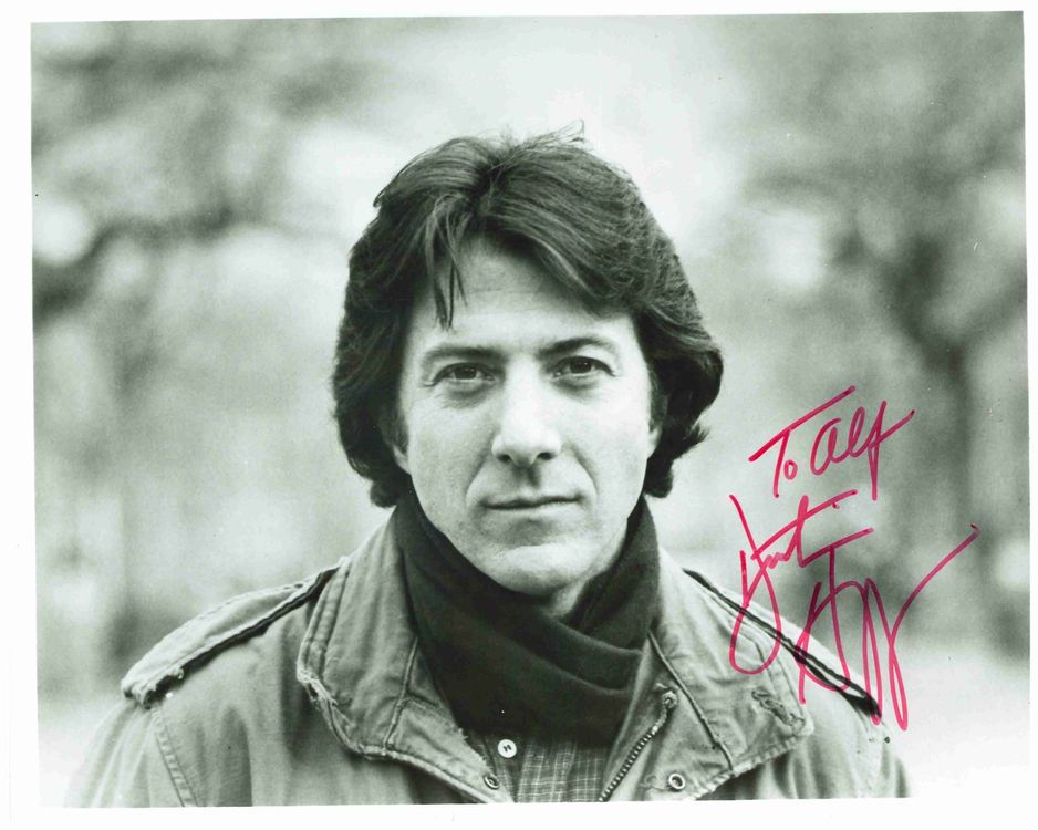 DUSTIN HOFFMAN - handsigniertes Grossfoto (20x25cm) mit COA