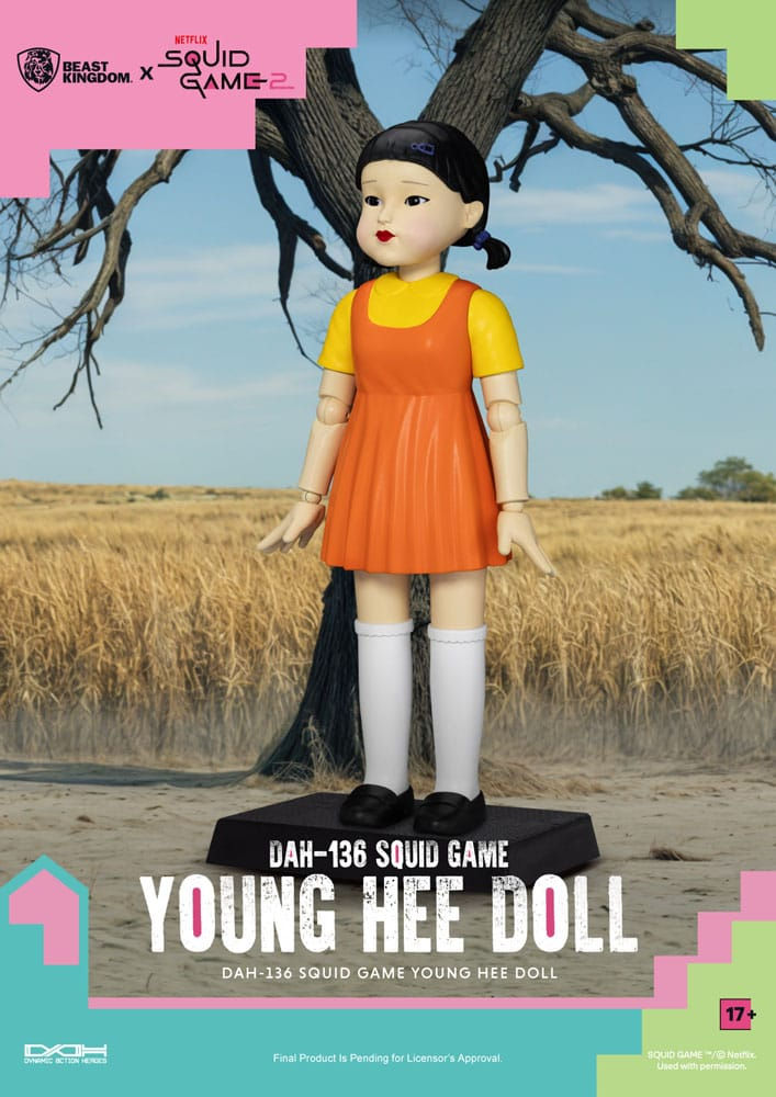 Miniaturbild: SQUID GAME – YOUNG HEE DOLL (RED LIGHT, GREEN LIGHT) – FIGUR – NEU & OVP🎯
