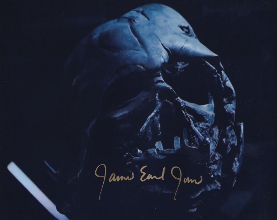 JAMES EARL JONES - *STAR WARS* handsigniert (20x25cm) COA