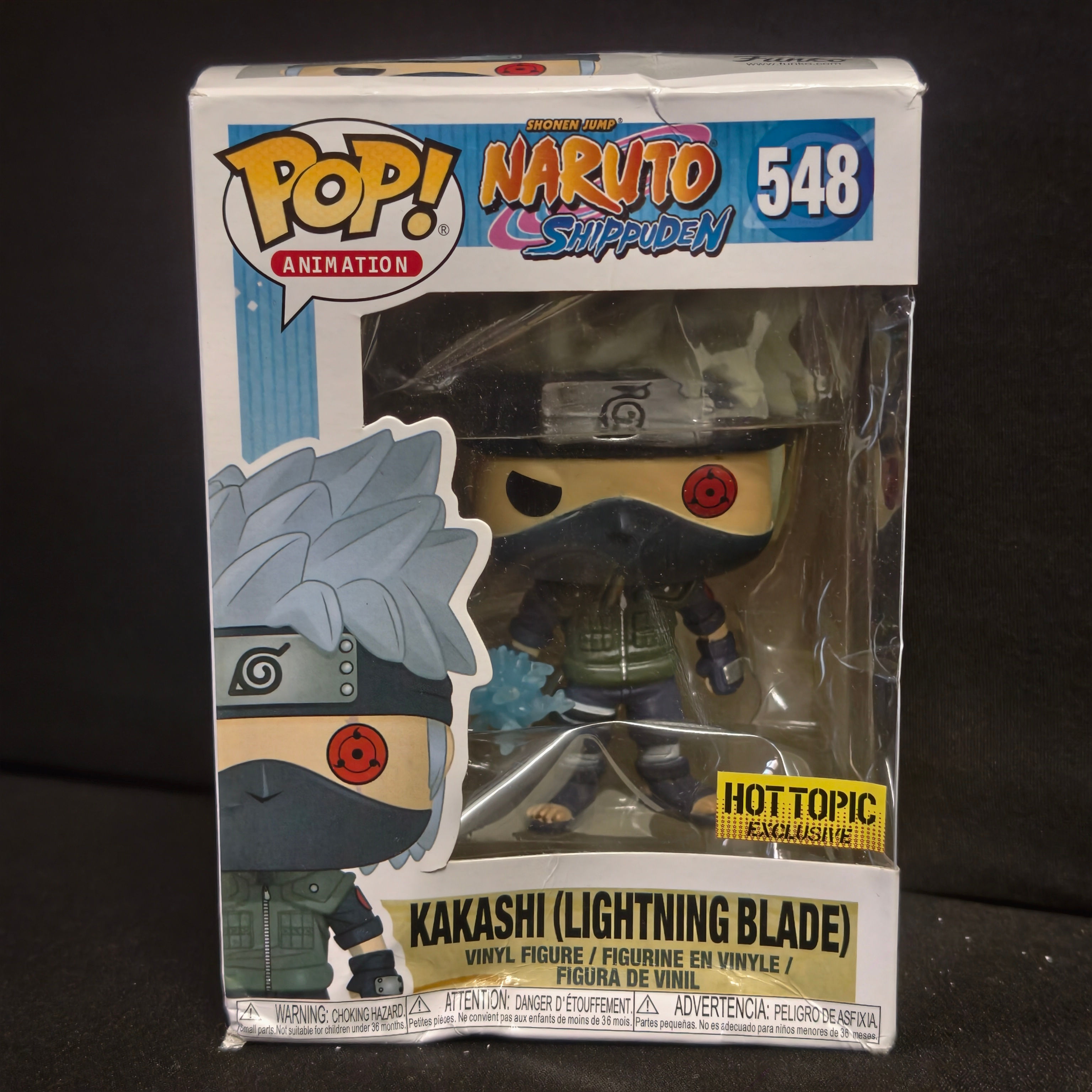 NARUTO SHIPPUDEN – KAKASHI (LIGHTNING BLADE) – FUNKO POP! #548 (HOT TOPIC EX.)⚡