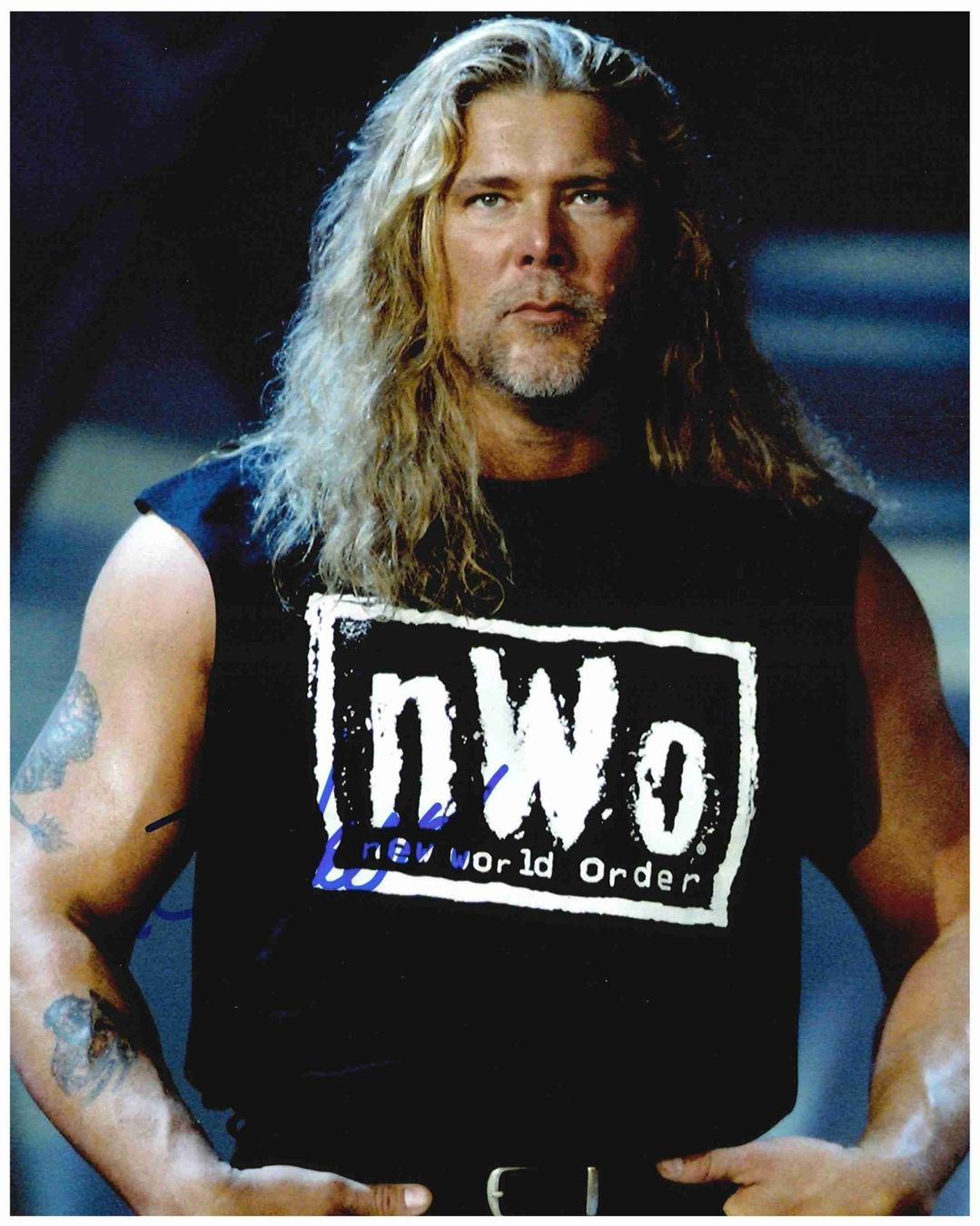 KEVIN NASH - *WWE* handsigniertes Grossfoto (20x25cm) COA