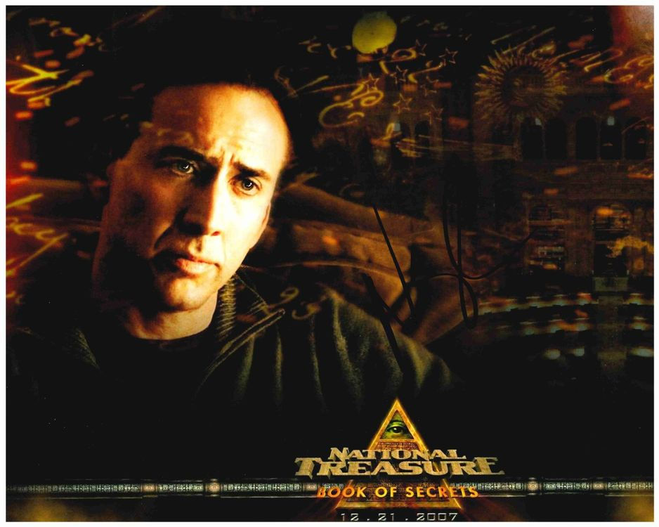 NICOLAS CAGE - Grossfoto (20 x 25 cm) handsigniert mit COA