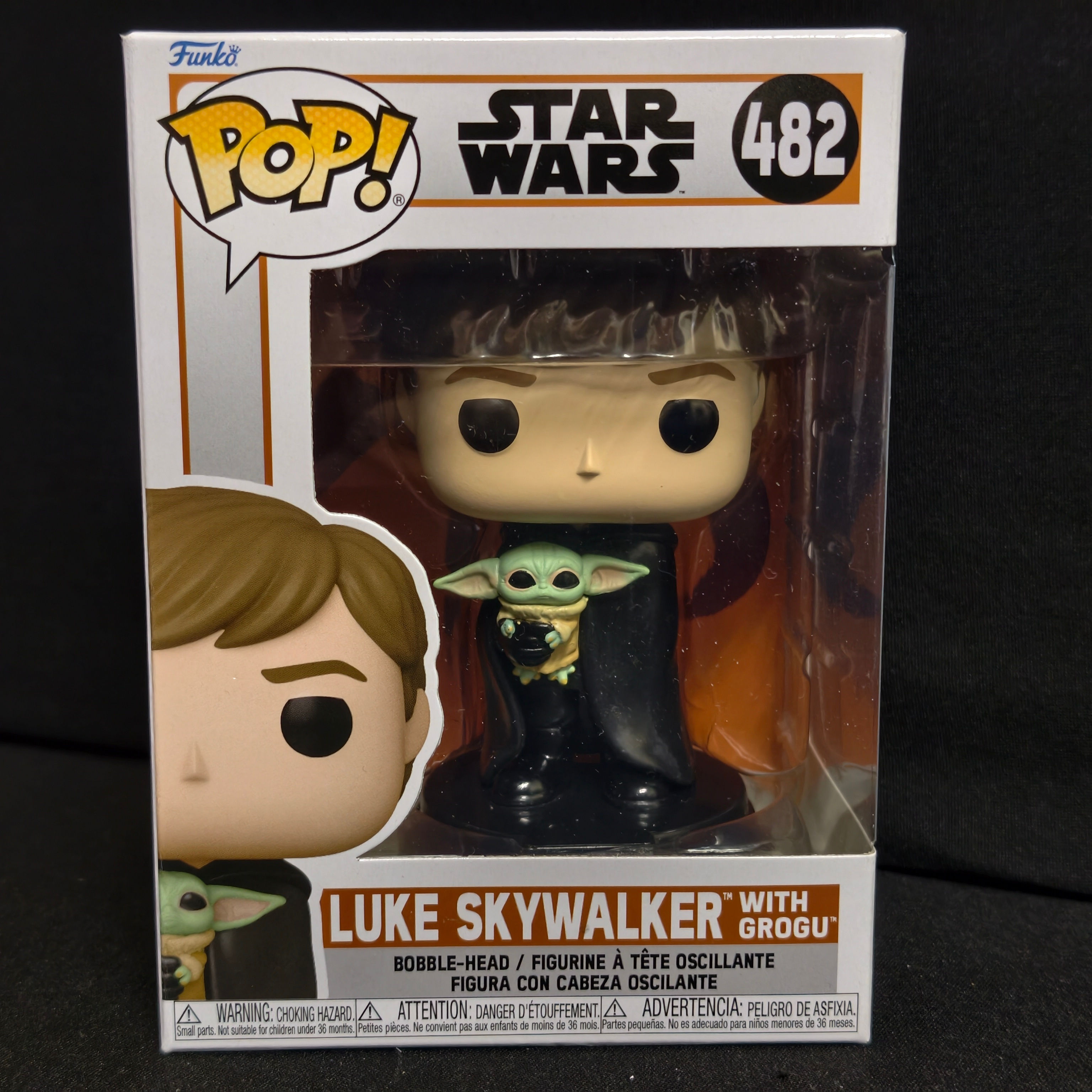 STAR WARS – LUKE SKYWALKER WITH GROGU – FUNKO POP! #482 – NEU & OVP ⭐