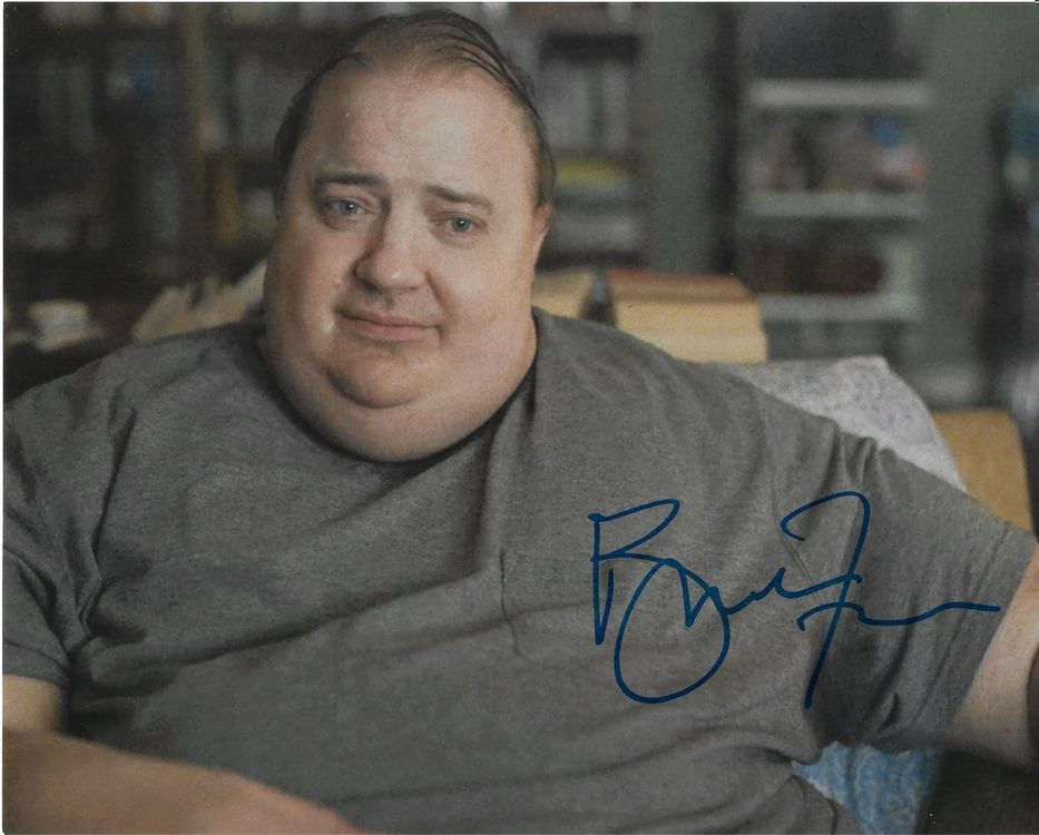 BRENDAN FRASER - *THE WHALE* handsigniert (20x25cm) mit COA