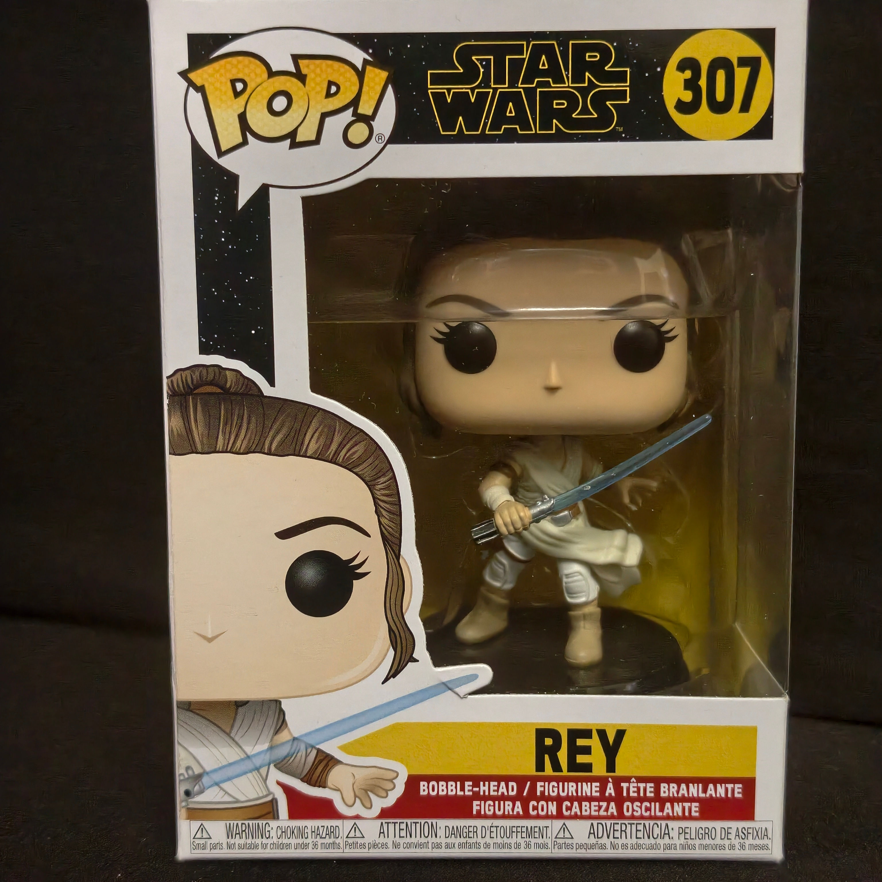 STAR WARS – REY – FUNKO POP! #307 – NEU & OVP ⭐