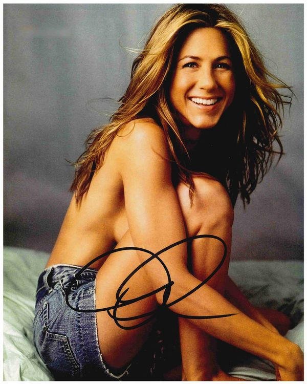 JENNIFER ANISTON - Grossfoto handsigniert (20x25 cm) mit COA