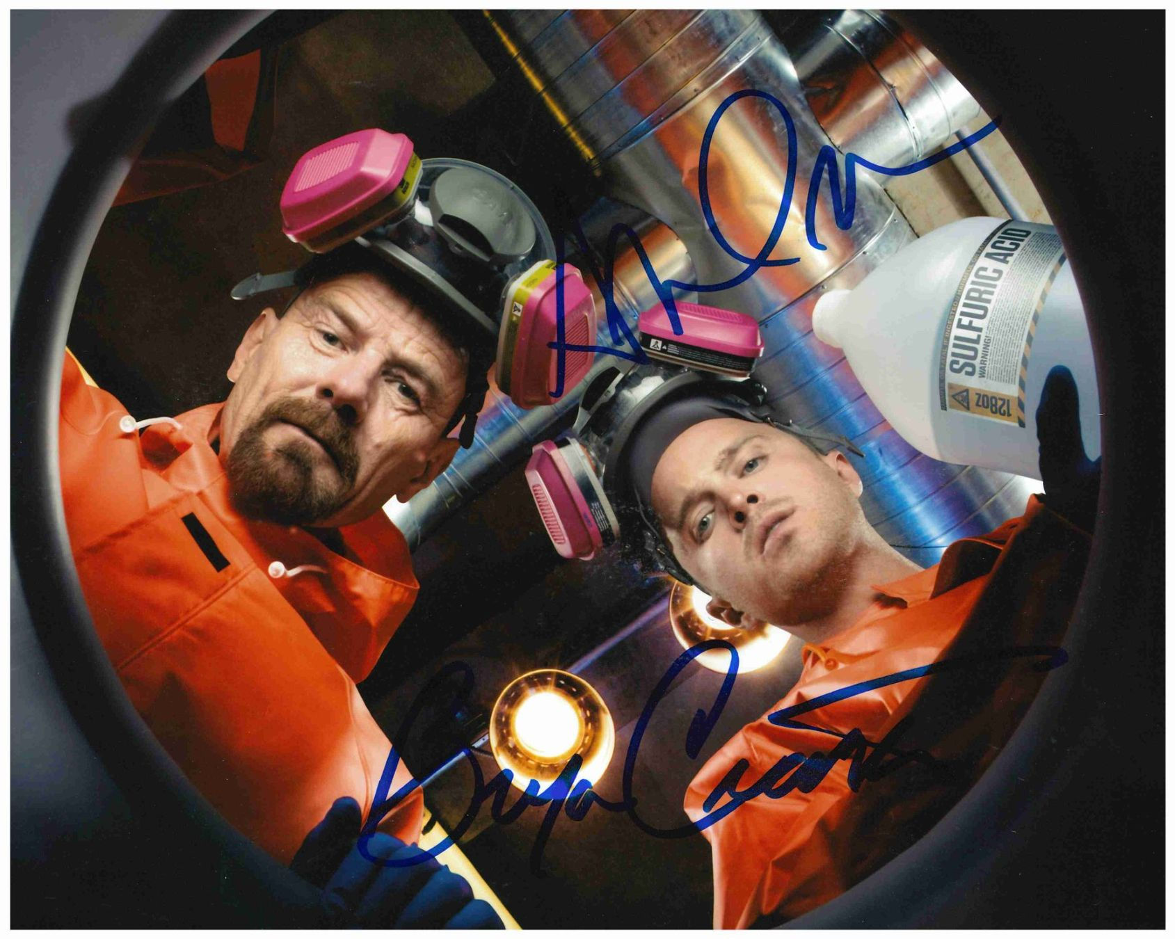 BREAKING BAD (Cast) Grossfoto (20x25cm) handsigniert mit COA