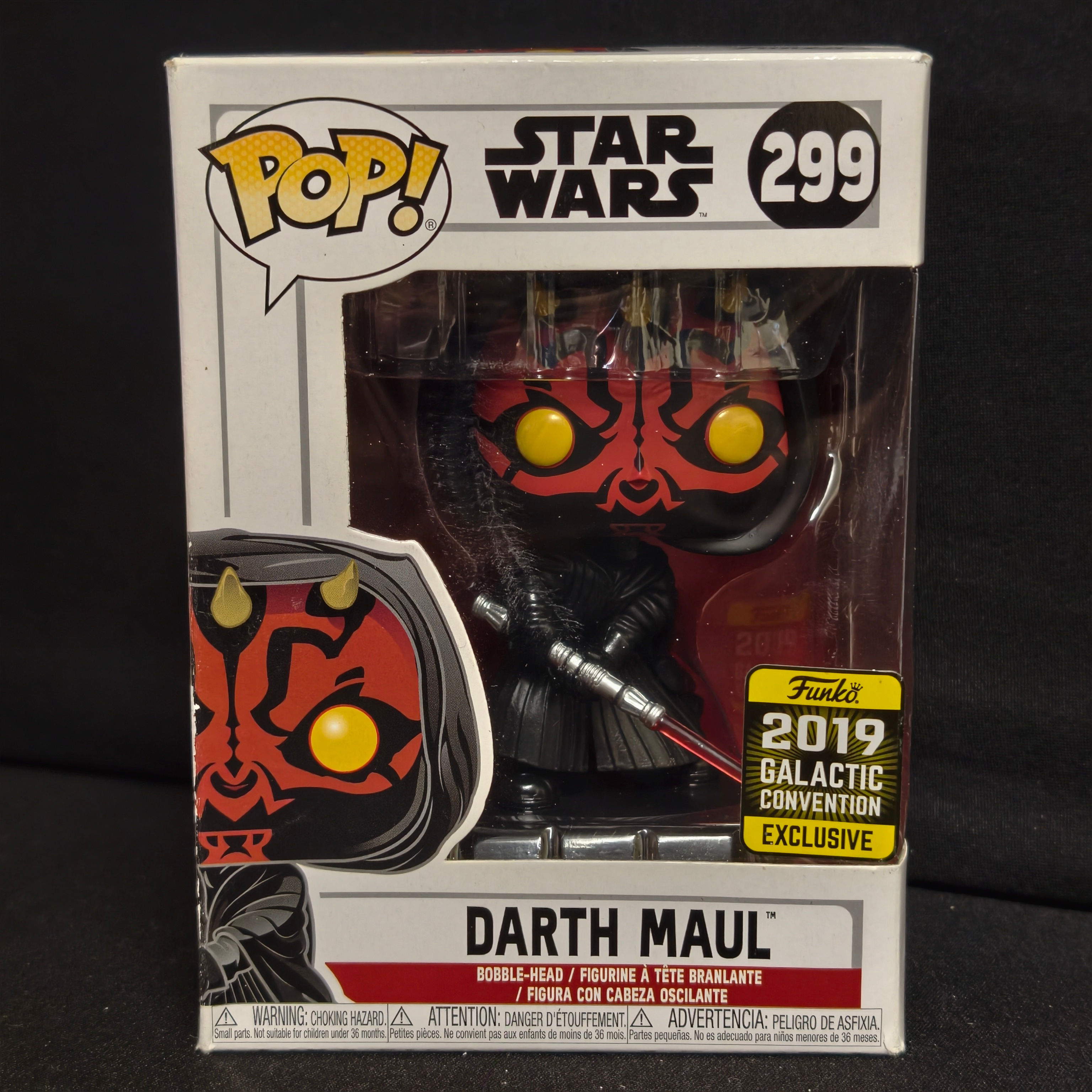 STAR WARS – DARTH MAUL (2019 GALACTIC CONVENTION EXCLUSIVE) – #299 -NEU & OVP ⭐