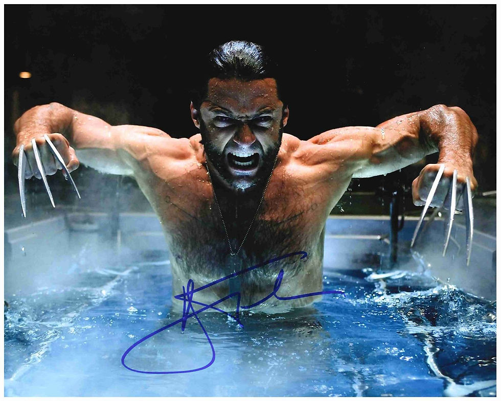 Miniaturbild: HUGH JACKMAN - *WOLVERINE* handsigniert (20 x 25 cm) mit COA