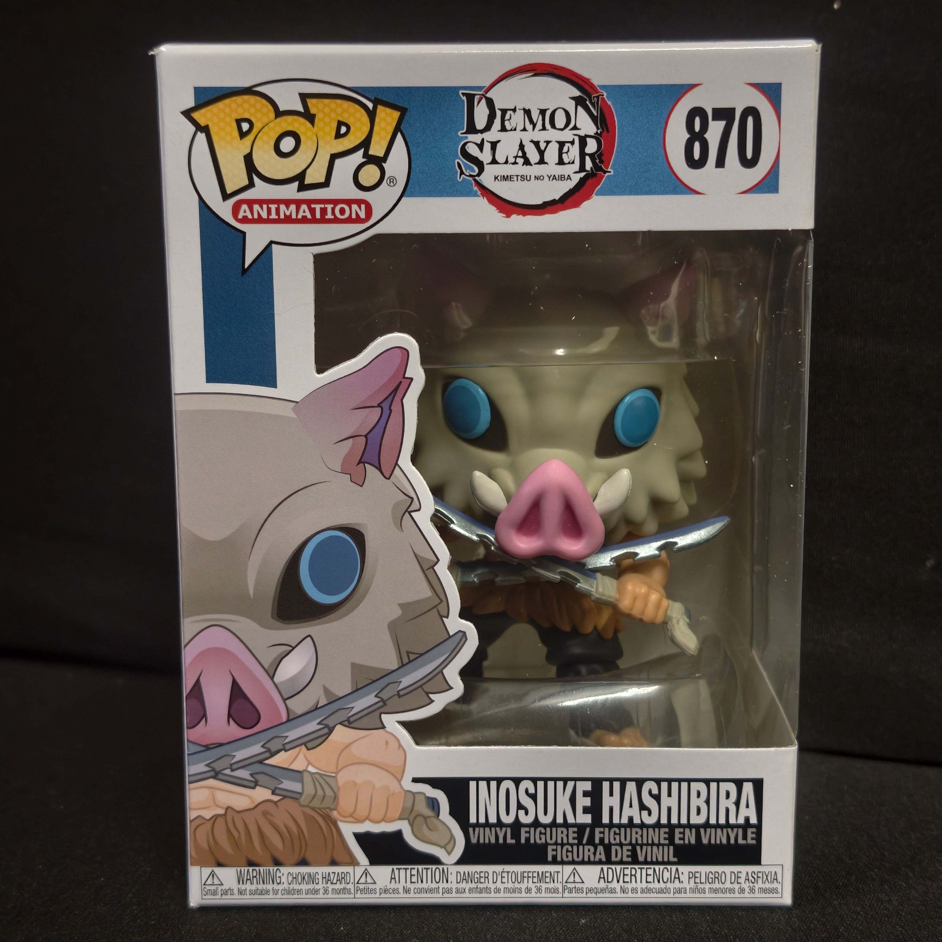 DEMON SLAYER – INOSUKE HASHIBIRA – FUNKO POP! #870 – NEU & OVP 🔥
