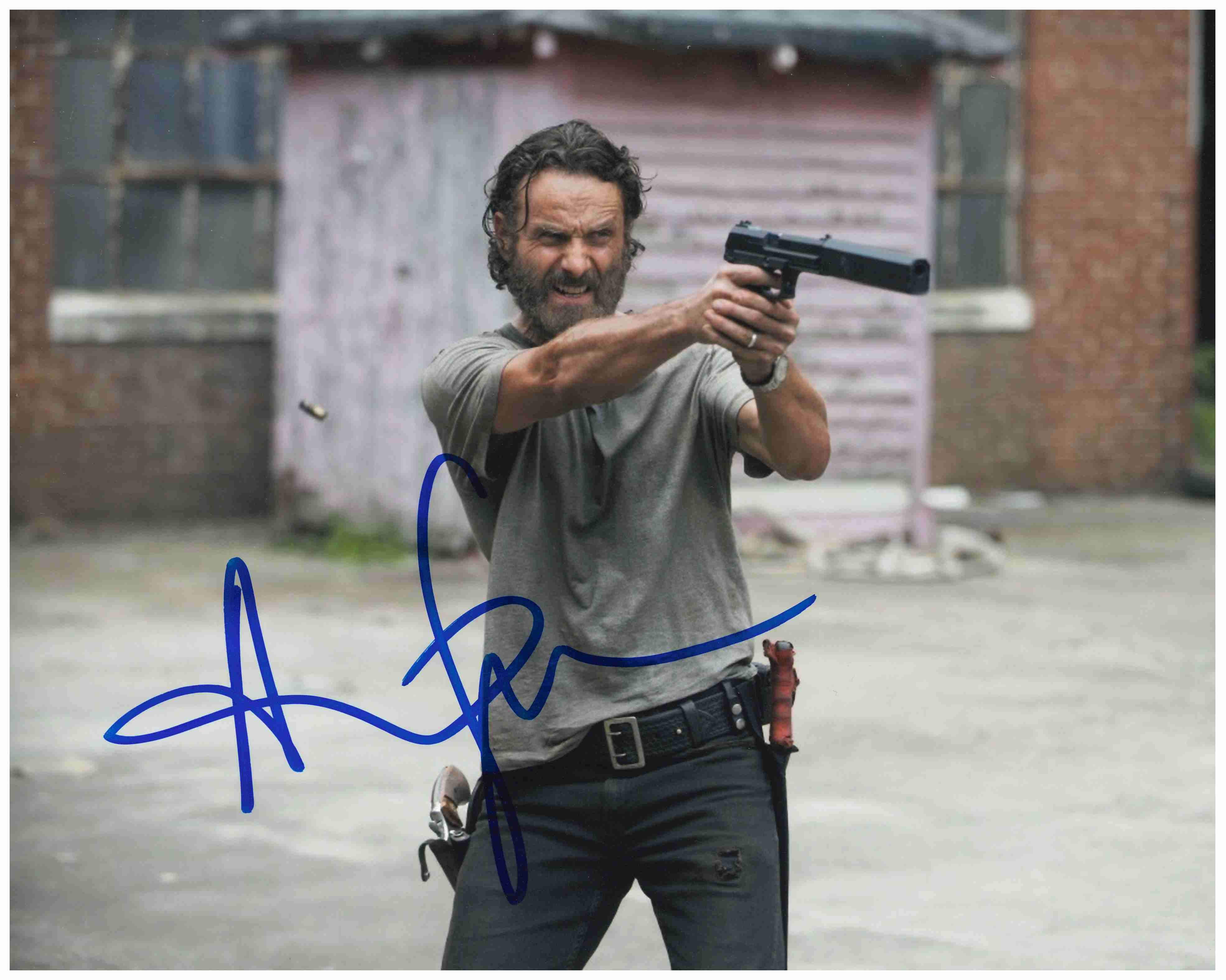 ANDREW LINCOLN - handsigniertes Grossfoto (20x25 cm) mit COA