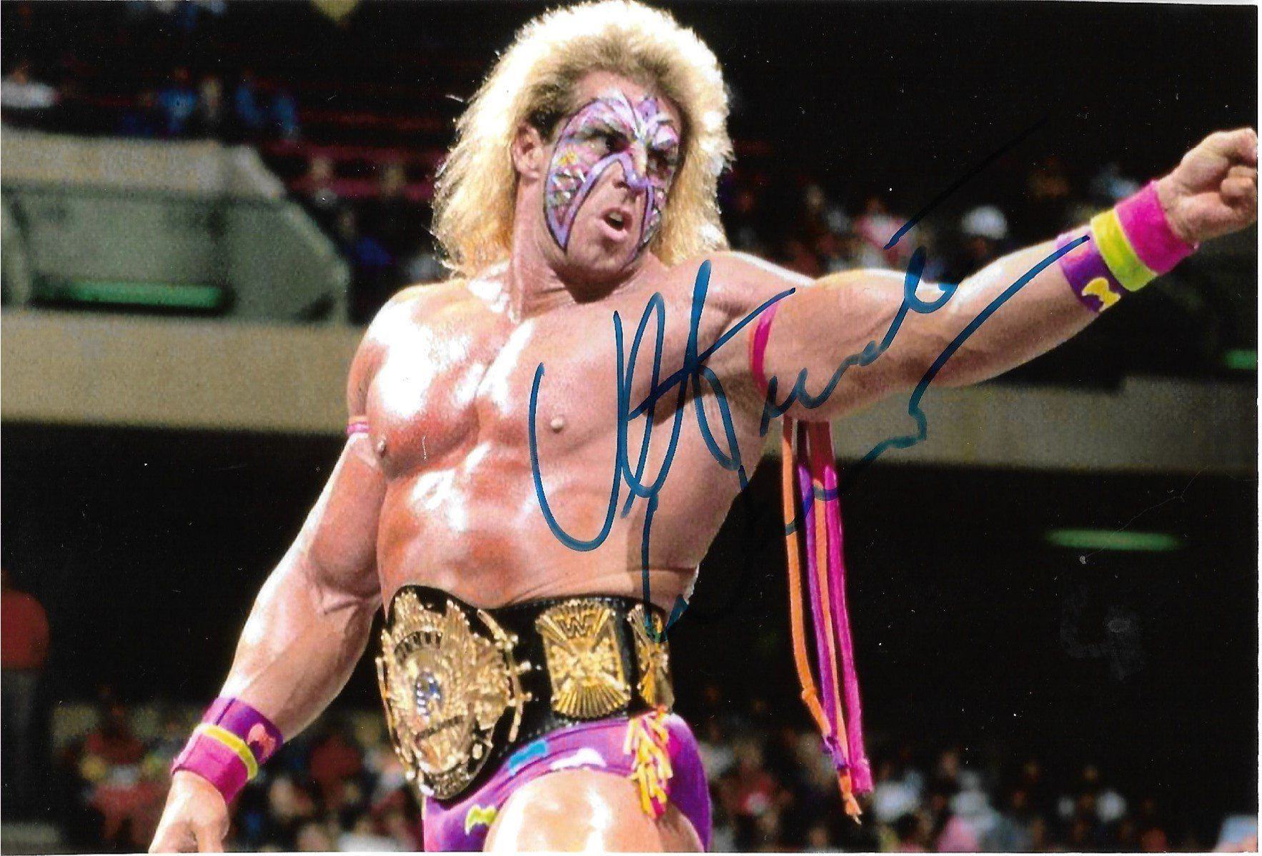 THE ULTIMATE WARRIOR - *WWF* signiert (10x15cm) mit COA
