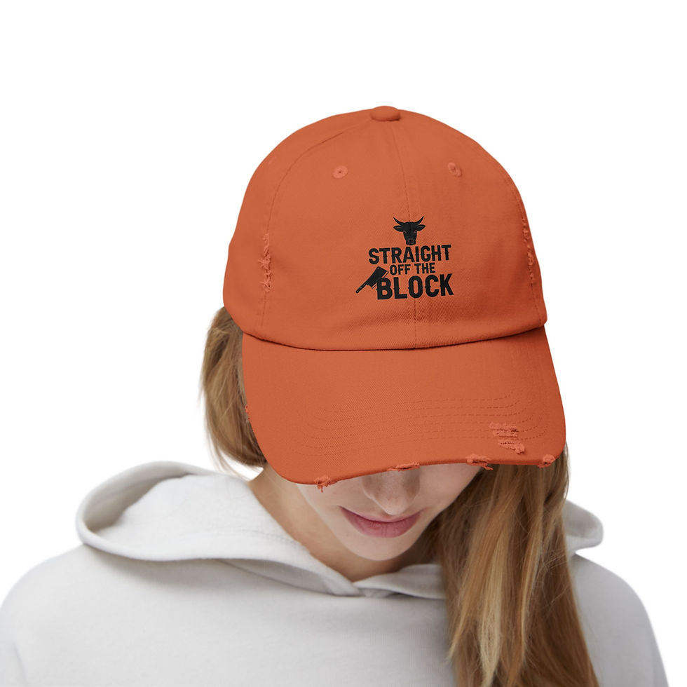 Thumbnail: S.O.T.B. Unisex Distressed Cap *** FREE SHIPPING ***