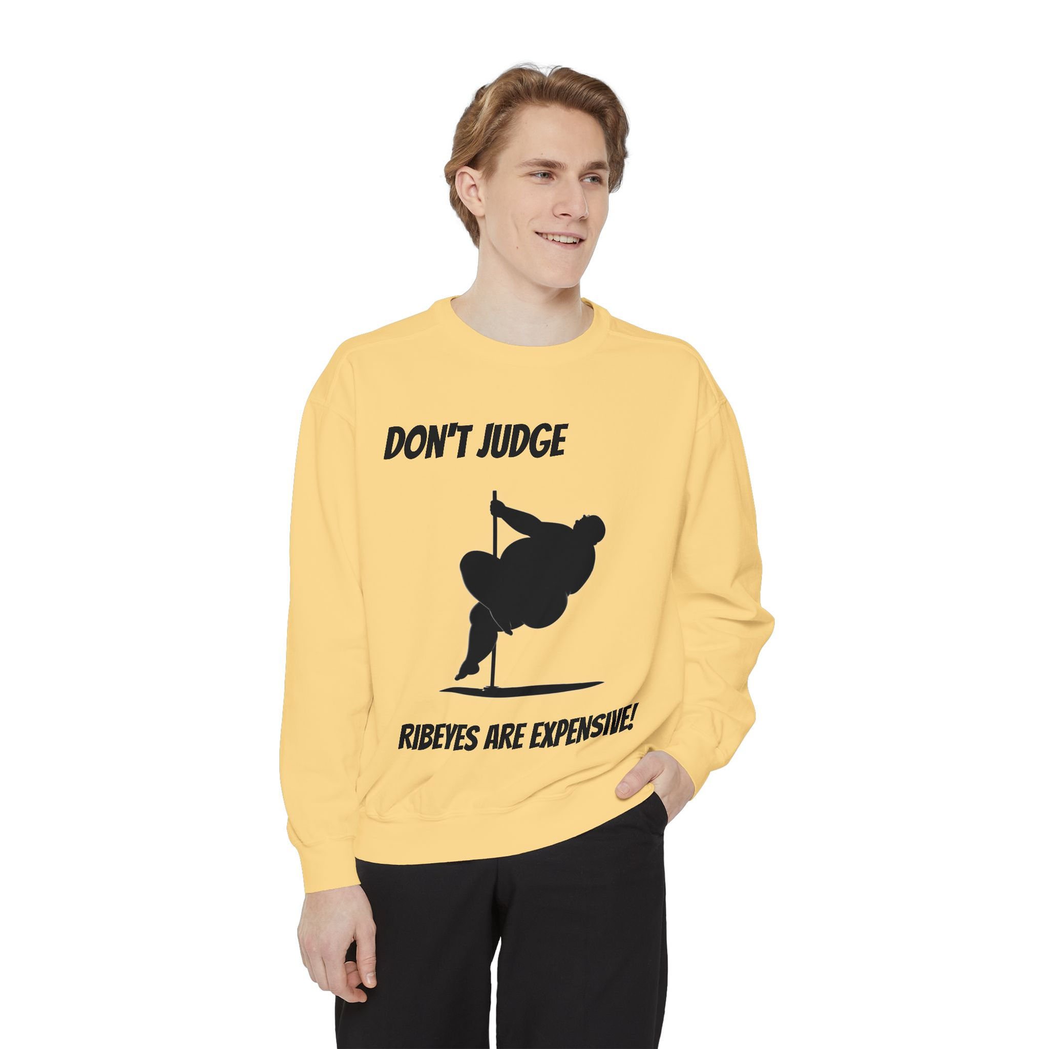 S.O.T.B. Don't Judge Garment-Dyed Sweatshirt *** FREE SHIPPING ***